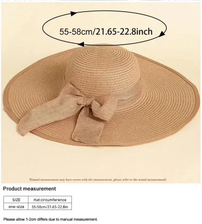 Floppy Large Brim Straw Hats - Image 7